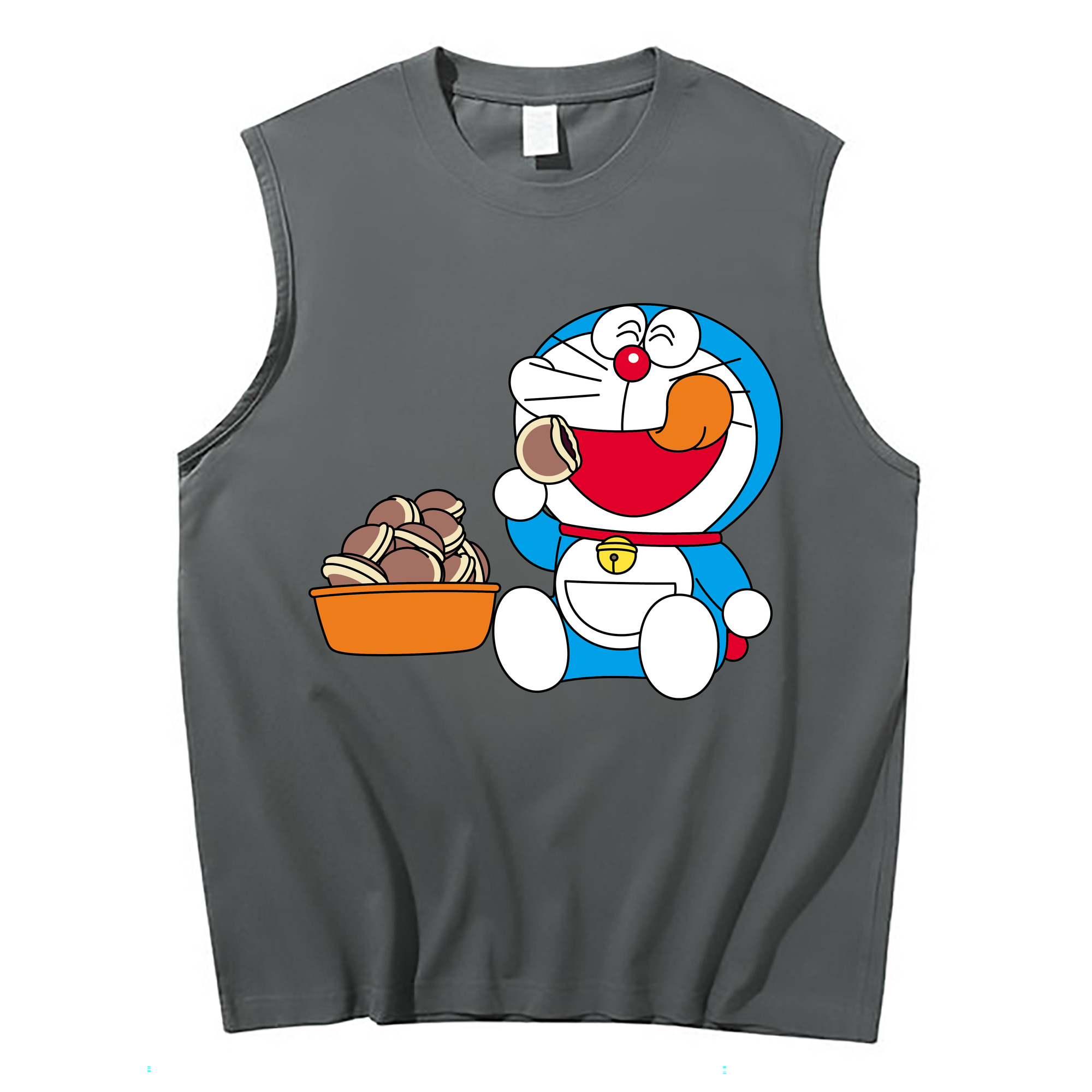 （画像用） ドラえもん Doraemon コットン100％タンクトップ（フロントプリント）